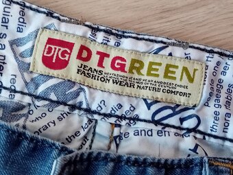 PÁNSKÉ LETNÍ KRAŤASY - vel.XL - /zn.Green - Jeans - 8