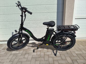 Skládací Elektrické kolo 500 W Dvě baterie 24 Ah Moped - 8