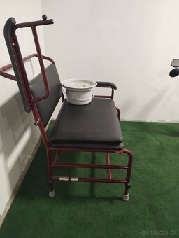 WC křeslo XXL pro bariatrické pacienty - 8