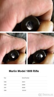Historická opakovačka Marlin 1889 Rifle cal.32-20 - 8