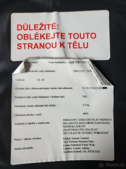 balistická neprůstřelná vesta policie balistické taktická - 8