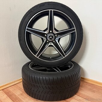 MERCEDES C W205 AMG 5x112 R18 ET44+ZIMNÍ 225/45R18 - 8