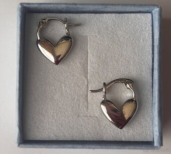 Nové stříbrné náušnice punc 925 - 8