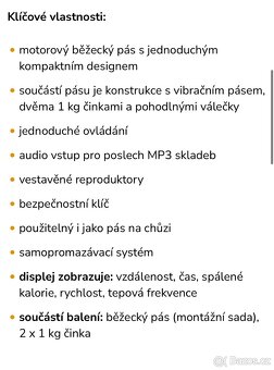 Běžecký pás Capital sports pacemaker - 8