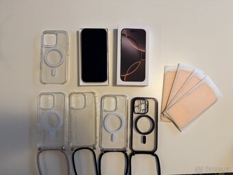 Apple iPhone 16 Pro (128GB) Desert Titanium + kryty + skla - 8