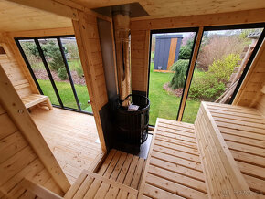 Venkovní saunový domek s odpočívárnou - 8