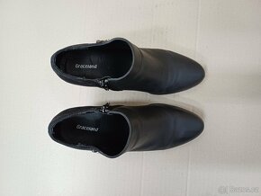 Černé kotníkové boty vel.39 - 8