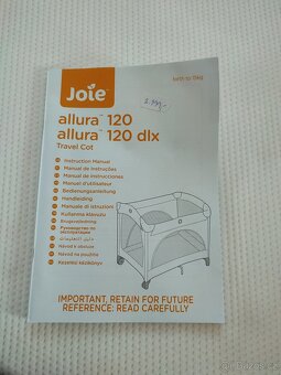 Cestovní postýlka Joie - 8