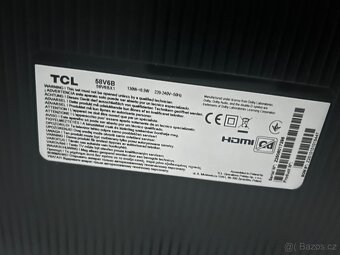 Týden stará SMART TV, zn. TCL 58 - 148 cm, krabice, doklad - 8