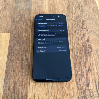 iPhone 15 Pro 128GB, 100% baterie, záruka - 8
