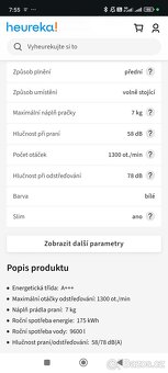 Pračka Candy slim - 8