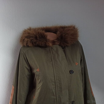 dámská zimní bunda - parka vel. M   ZARA  TOP STAV - 8