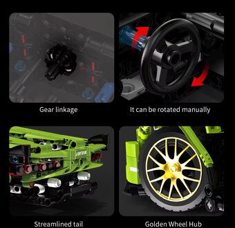 Programovatelná RC stavebnice - 718 dílků - 8