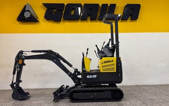 Minibagr Gorila GA12 PRO Kubota, Joysticky, AKCE - 8