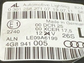 Levý bixenon LED světlo 4G8941005 Audi A7 4G r.v. 2012 - 8