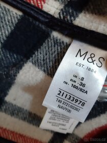 Vlněný dámský kabát Marks&Spencer, vel. 36 - 8