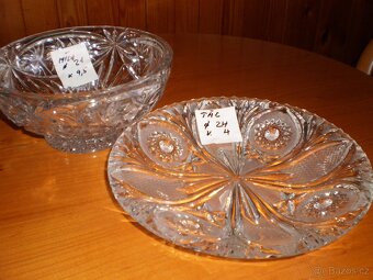 sklo - broušené - více kusů -  dědictví  ++nové++ - 8