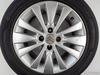 Citroen C4 - Originání 16" alu kola - Letní pneu - 8