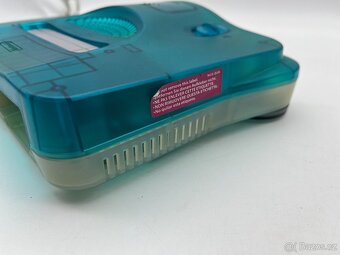 Nintendo 64 clear blue a ovladač s novým joystickem - 8