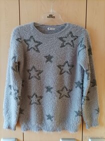 riflová SUKNĚ, KOŠILE, SVETR... 158-164- XS - 8