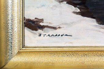 Zimní hory, sign.Strasser, 900 × 700 mm - 8