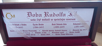 Sada 4 zlatých medailí Doba Rudolfa II. 2009 PROOF, Au 999 - 8