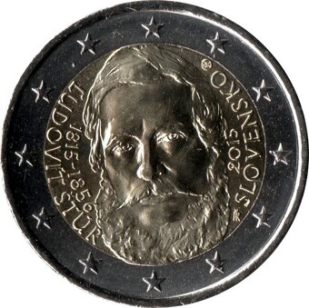2 euro Slovensko pamětní mince 2009 - 2021 UNC, cena za 1 ks - 8