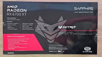Sapphire Radeon RX 6700 XT NITRO+ 12GB - top stav, záruka. - 8