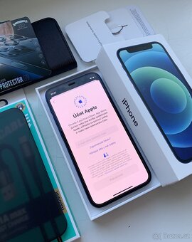 JAK NOVÝ - Apple Iphone 12 MINI 64GB BLUE -- KRÁSNÝ STAV -- - 8