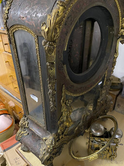 XXL starožitné francouzké Boulle Napoleon III 164cmTop stav - 8