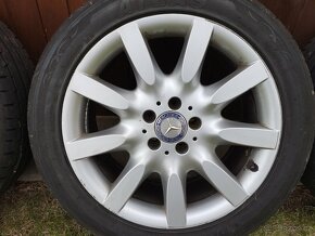 ALU kola 8,5x18" s letními pneu 245/50, 5x112 mm, Mercedes - 8