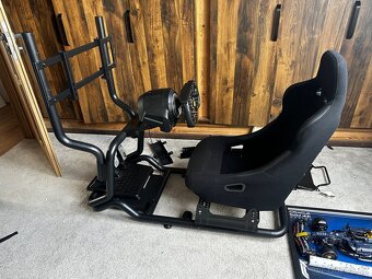 SimRig – nová sedačka, držák na monitor - bez volantu - 8