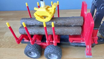 Traktor Bruder John Deere 7930 + vlek - 8