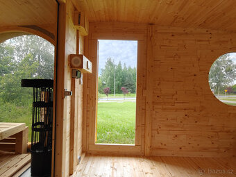 Venkovní Oválná sauna Panorama 5M - 8