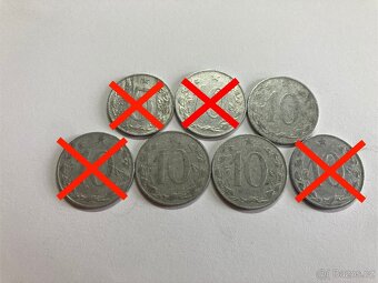 Československo mince - vzácnejšie ročníky - 8