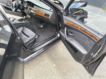 Bmw e60 Lci komfort černá kůže interiér - 8