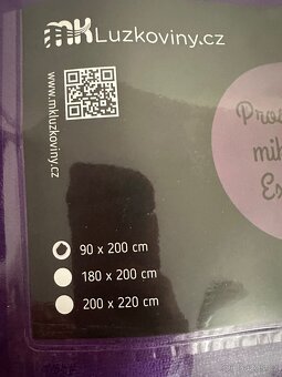 Mikroplyšové povlečení, prostěradlo - 8