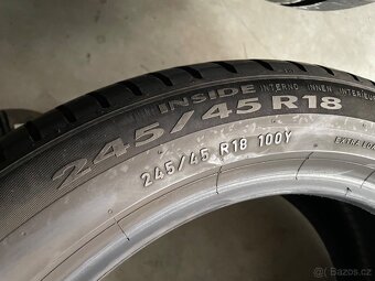 prodám letní pneumatiky 245/45/18 Pirelli a Barum sada - 8