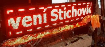 Reklamní světelná cedule, panel - běžící text aj. - 8