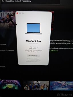 MacBook PRO 13 palců M1 chip 8 RAM 256SSD 80 cyklů - 8
