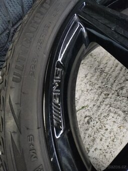 4ks alu disky orig. AMG 5x112 R18 dvojrozmer 7mm pneu - 8