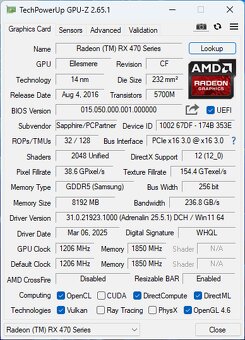 PC i3-10100F, 16GB RAM, SSD 1 TB, RX470 8GB, Win 11 - 8
