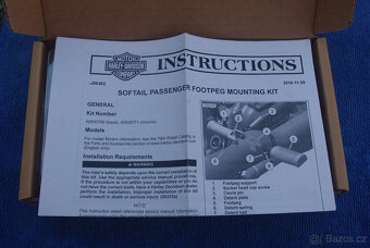 Prodám sedlo, dvojsedlo, sedlo spolujezdce Harley Davidson - 8