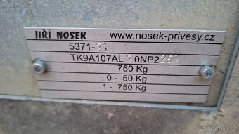 Přívěs JINOS 750 Kg - 8