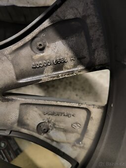ALU kola Renault Scénic 5x114,3 r20 Originál,pneu 6mm+TPMS - 8