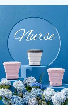 Přenosná plně automatická mini skládací pračka (Ready Stock) - 8