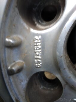 Alu kola VW 5x112 ET50,+zánovní celoroční pneu 205/55/16 - 8