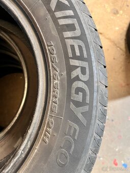 195/65 R15 91H letní pneu Hankook - sada 1.500,- - 8