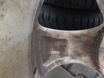 Alu litá kola Škoda Fabia II 15" originál Škoda - 8