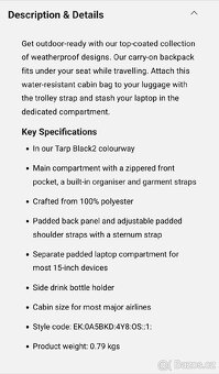 Batoh EASTPAK Cabin Pak'R Backpack - 8